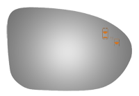SIDE VIEW MIRROR W BLIND SPOT CROSS PATH